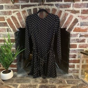 Target Xhilaration black and white polka dot dress